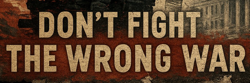 Don't Fight The Wrong War
